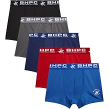 Beverly Hills Polo Club Boys 5 Pack Mesh Active Performance Boxer Briefs