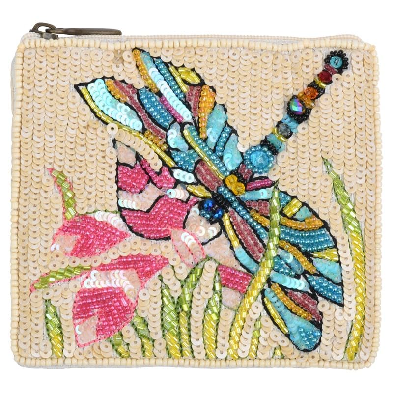 Bamboo Trading Essential Pouch Spring Scene, 4.75-inch Width x 4-inch Height