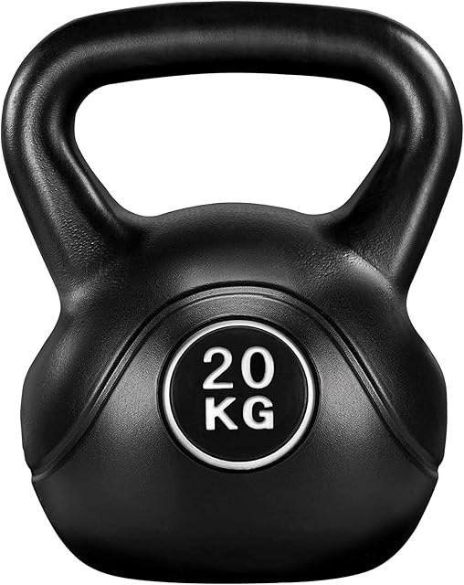 costoffs 20KG Kettlebell Heavy Kettle Bell Weights Home Gym Fitness Workout Equipment for Bodybuilding Weight Lifting
