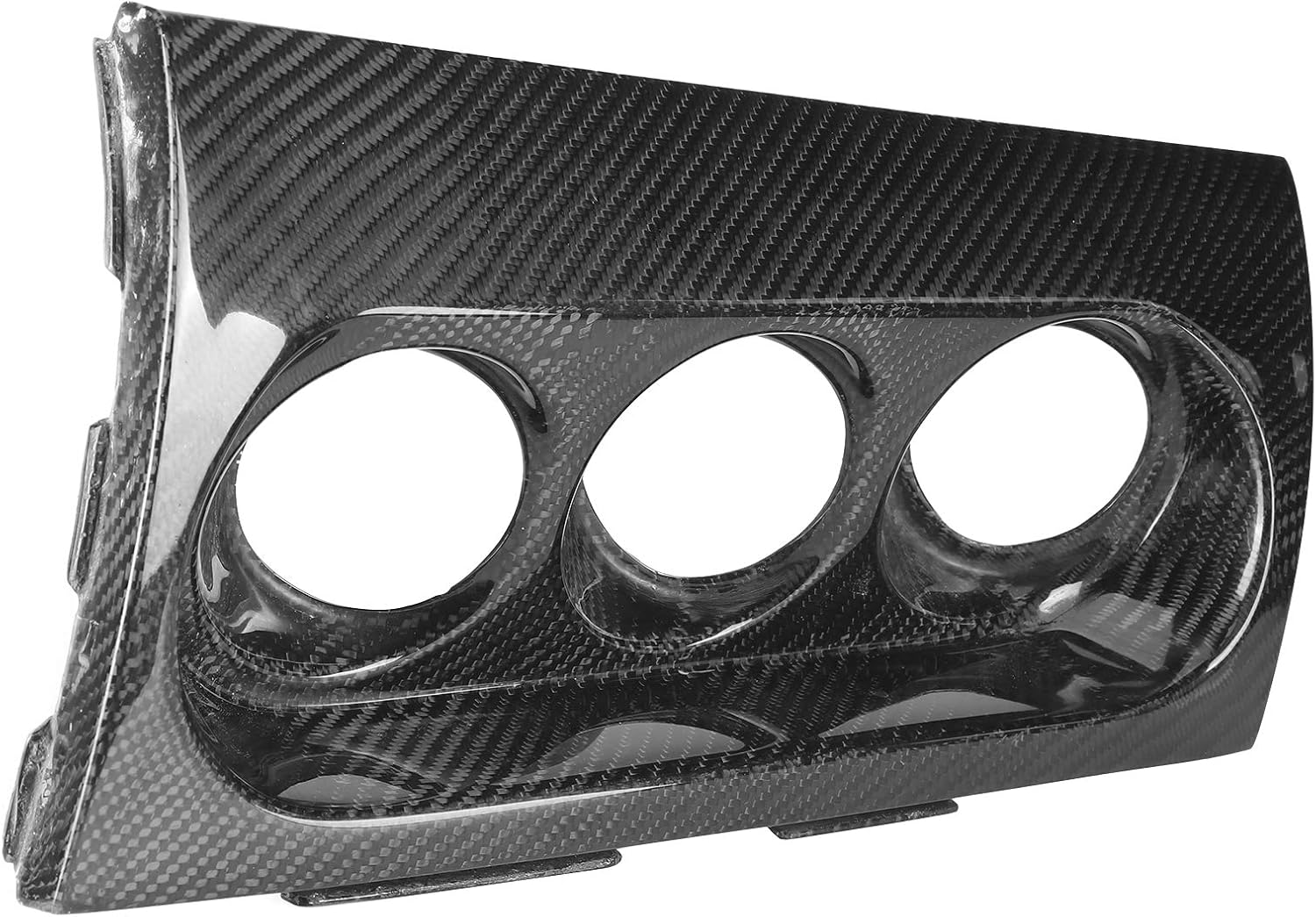 Carbon Fiber Dashboard Gauge Cover Panel Trim Decor fit X 2008‒2012 Wonderful Interior Decoration High Degree of Fit Carbon Fiber Style (Left)