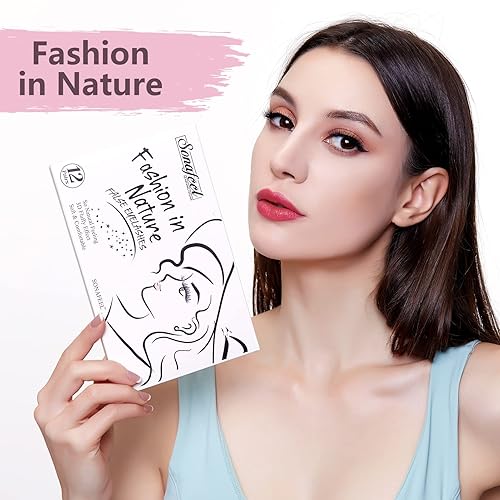 Miniatura 7 de SONAFEEL Pestañas postizas de aspecto natural, paquete de pestañas cortas naturales, pestañas de tira finas, pestañas pequeñas entrecruzadas