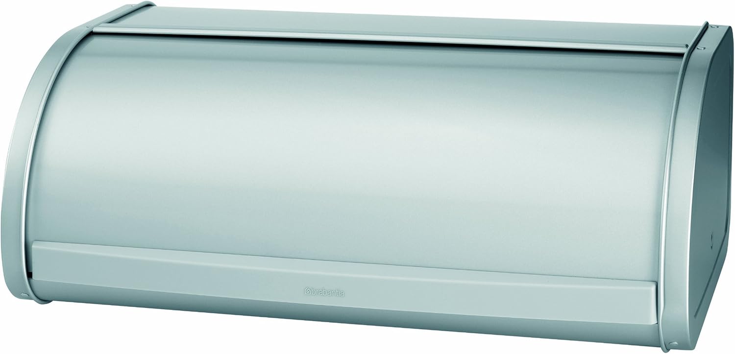 Brabantia Roll Top Bread Box, Matt Steel Fingerprint Proof Color - Large: Kitchen & Dining
