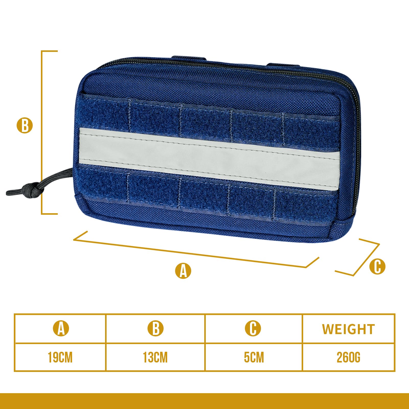 Borsa Pettorina Cane Sacchetti Per Cibo Cani OneTigris 2 Pezzi - Sistema MOLLE Per Pettorine Tattiche (Marrone) Sacchetti Cibo Cani