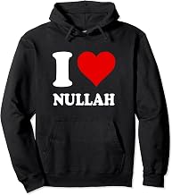 Red Heart I Love Nullah Pullover Hoodie
