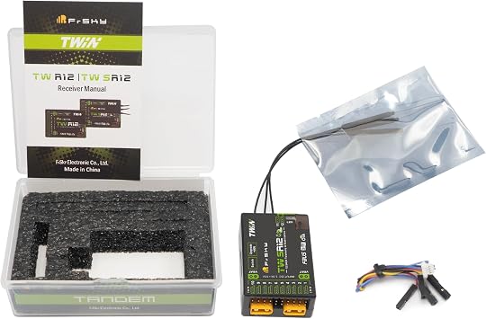 FrSky TW SR12 Receiver Dual 2.4GHz Active Protocol Triple Antennas 12CH PWM/SBUS/FBUS Ports Redundant SBUS in ADV Stabilizer OTA FW Telemetry Support