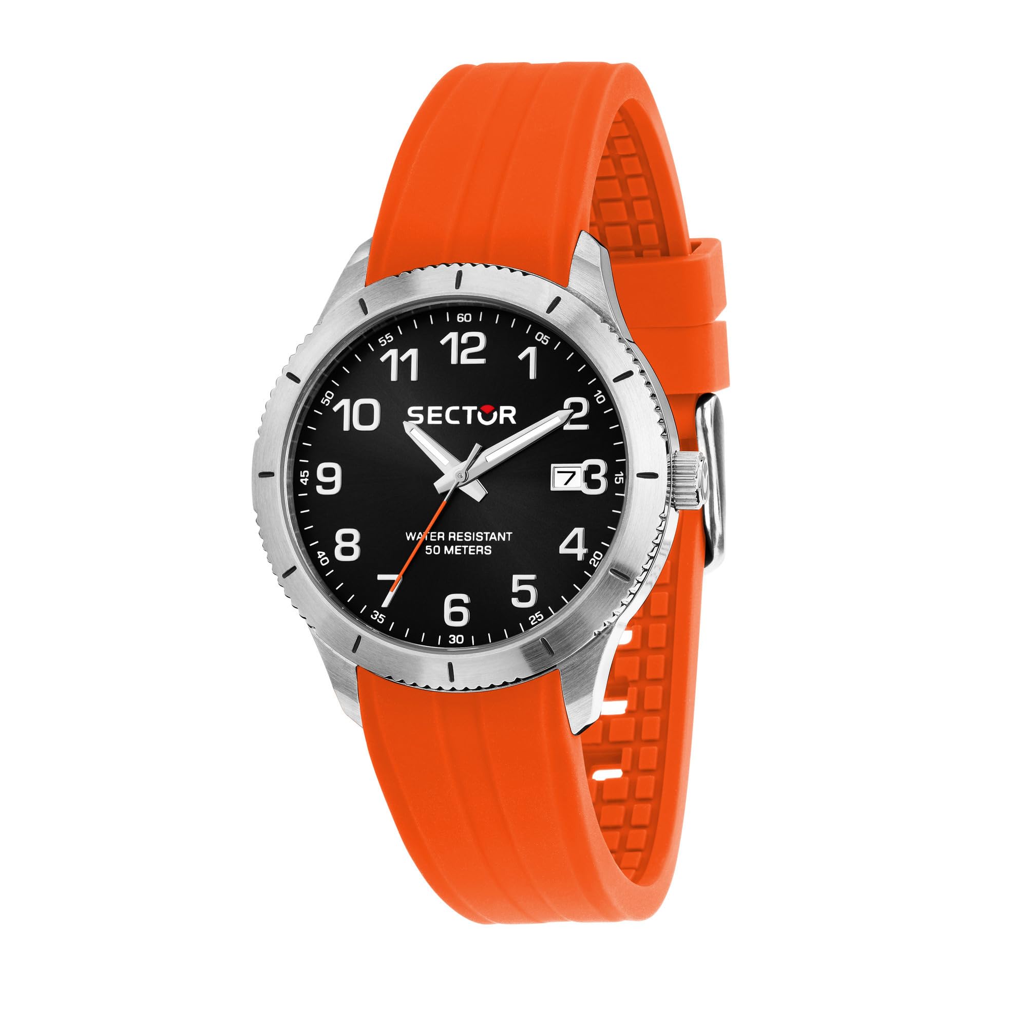 Orologio Uomo Sector No Limits 270 - Quarzo, Cronografo Data, Cinturino In Acciaio, Quadrante Nero, 37mm, 10 ATM, R3251578017 - 2