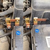 Vista 5 de Ampper Interruptor de desconexión de batería de poste lateral de 12 V 24 V, interruptor de batería de hoja de cuchillo, desconexión de corte