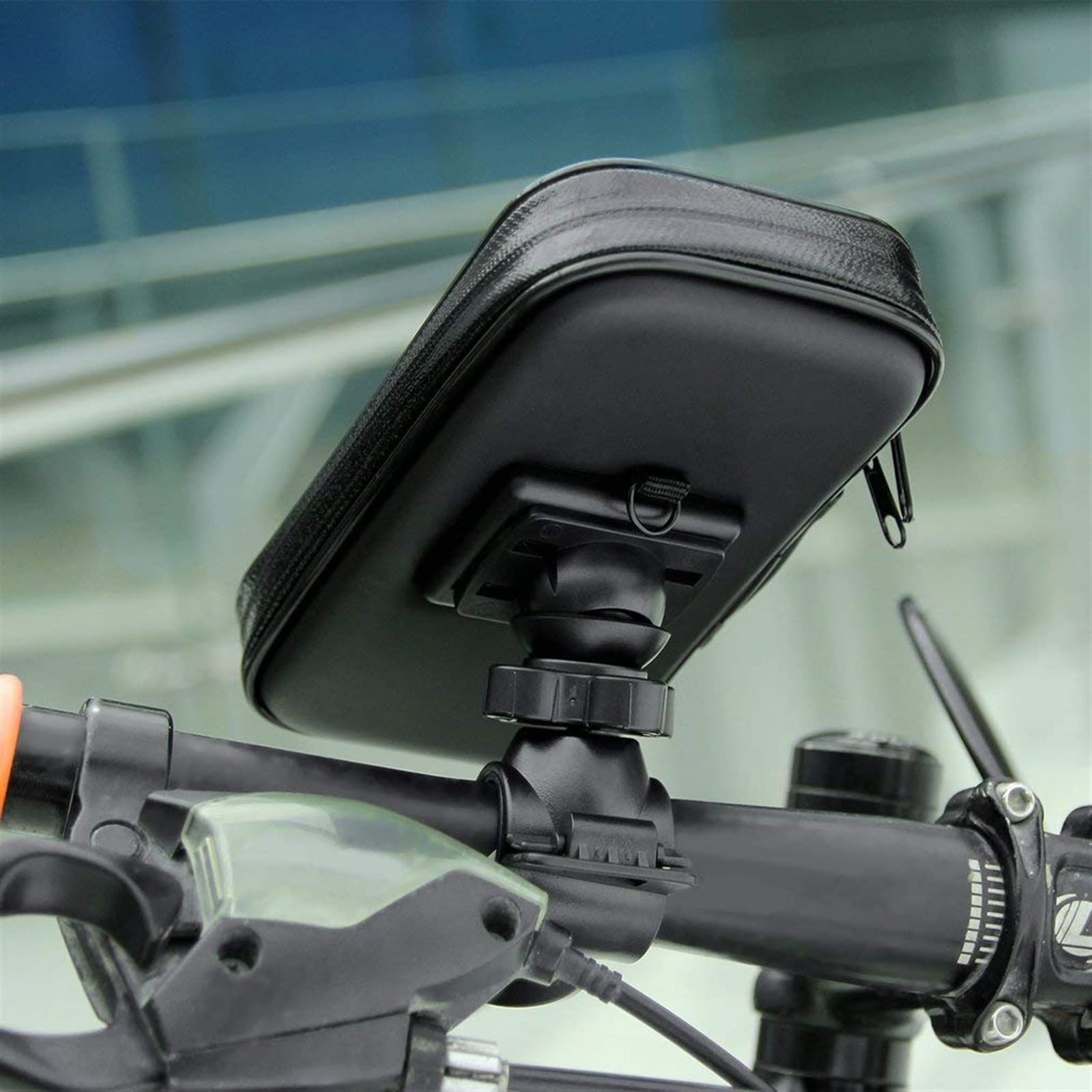 Lamicall Supporto Telefono Bicicletta - [No Blocca la Telecamera] 360° Rotazione, Porta