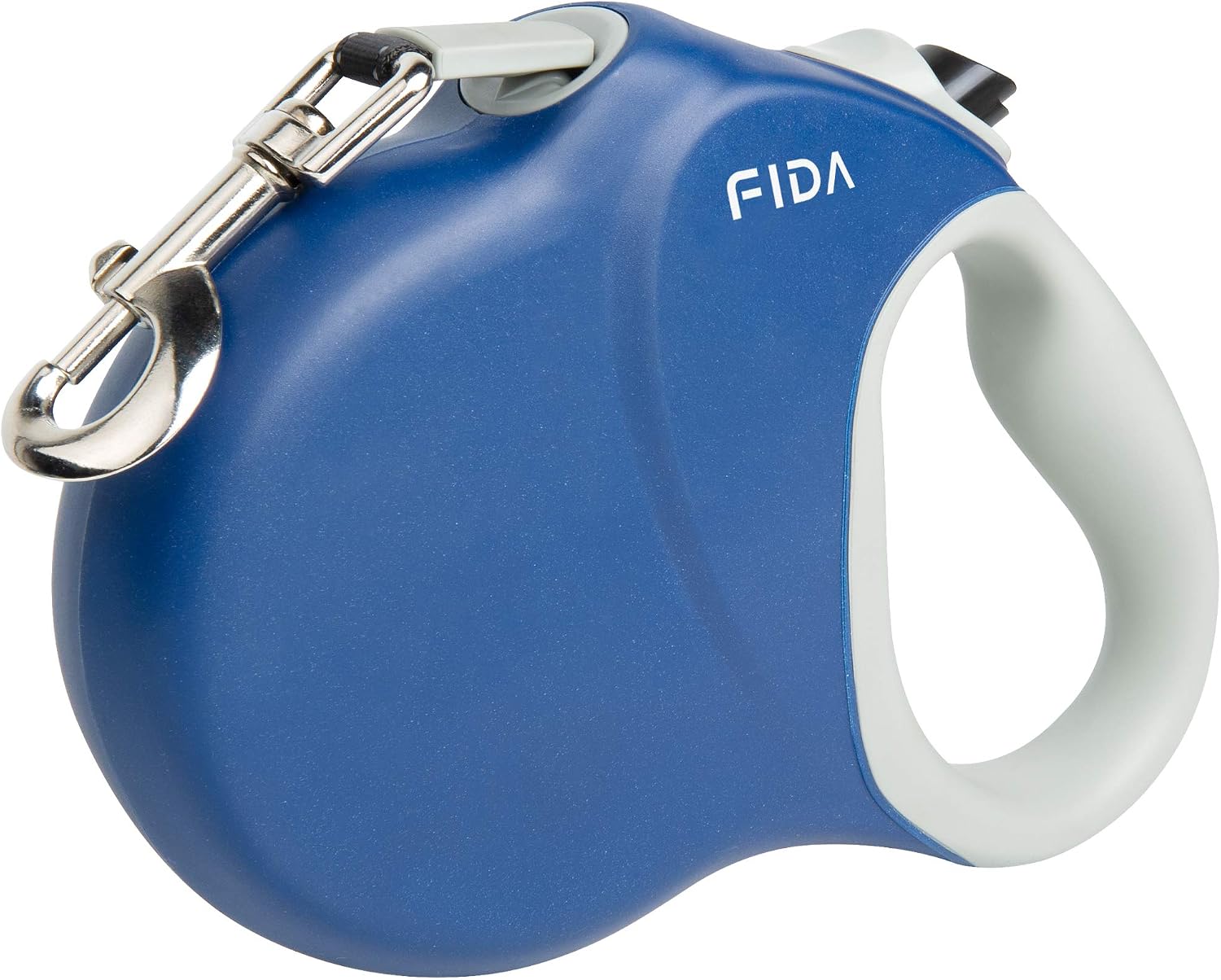 Fida Upgraded Retractable Dog Leash 26ft, Heavy Duty Pet Walking Leash for Medium/Large Breeds up to 110 lbs, 360° Tangle-Free Long Retract Dog Lead, Soft Grip, One-Hand Brake, Blue