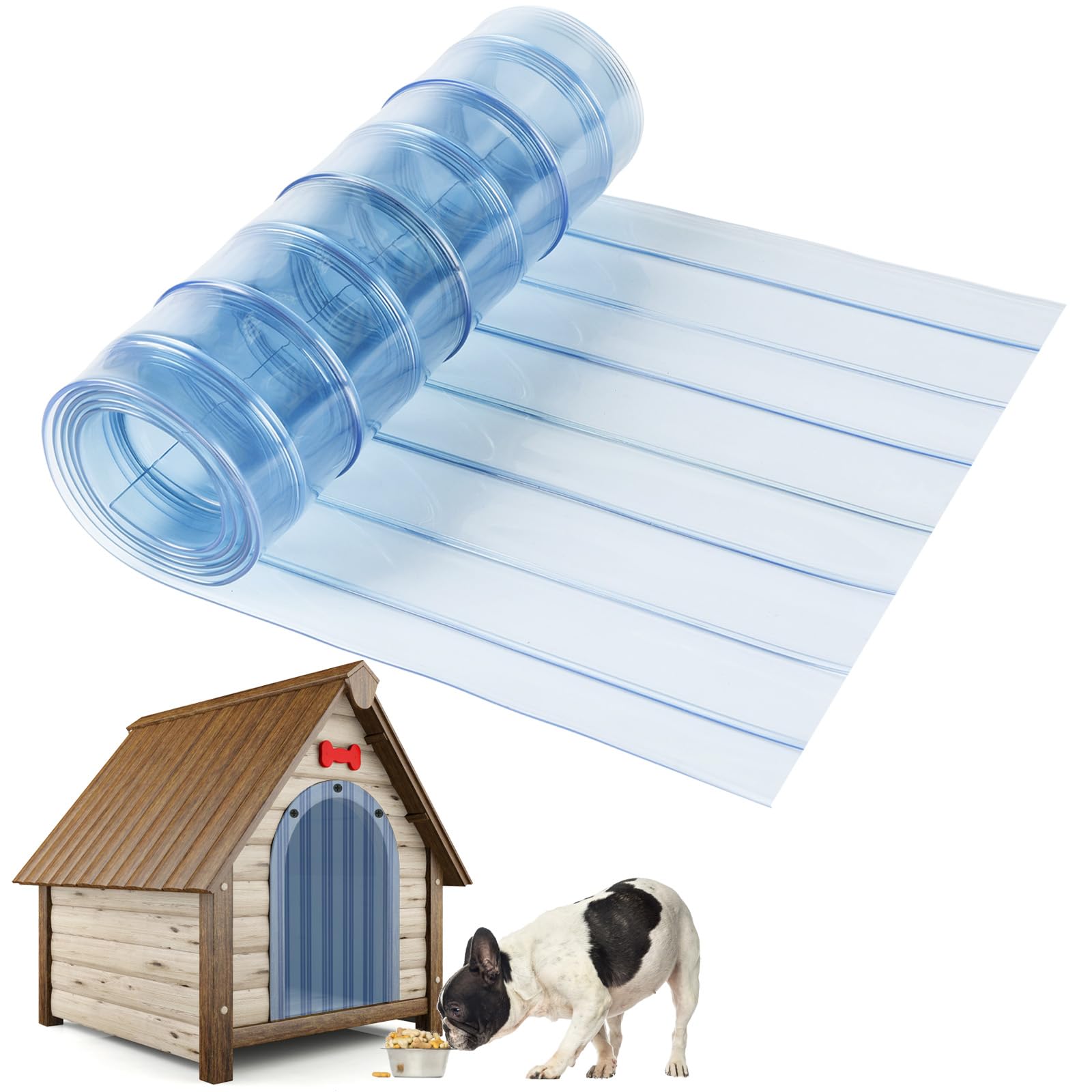 Dog Door Replacement Flap,15.7 in x 4.9 ft