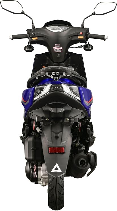 HHH Scooter X18 150cc Moped Street Gas 150cc Scooter Moped 150 for Adults and Youth Upgraded 10 inch Aluminum Wheels (Red Color)