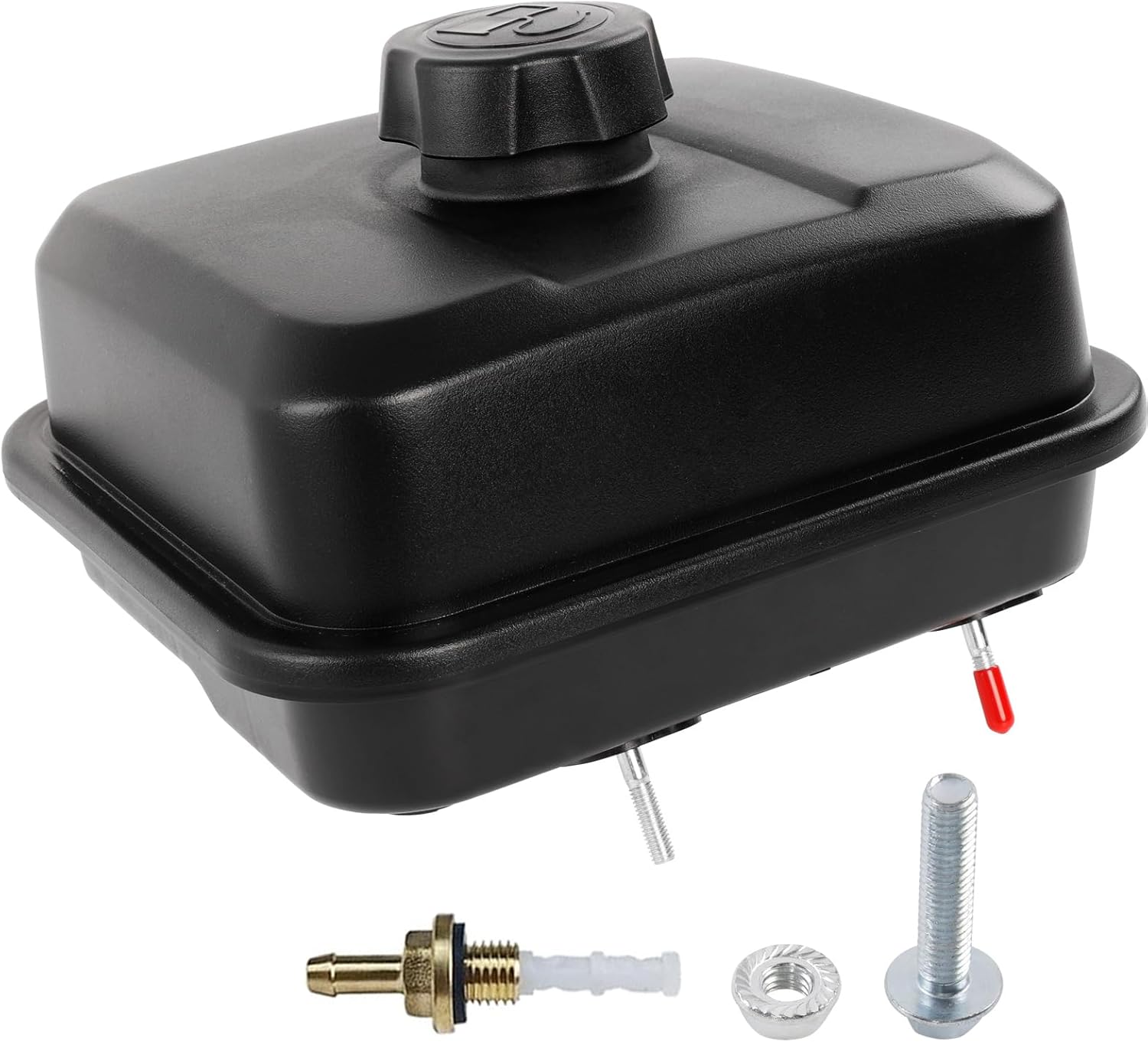 Rust Prevention Fuel Tank Compatible with Honda and Clones GX140 GX160 GX200 5-6.5HP, Champion 163CC,196CC, Predator 212CC Engine Plastic Oil Tanks. Replaces 17510-ZE1-020ZA