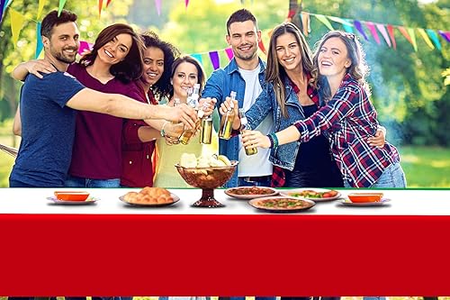 Miniatura 5 de Buxiuer Mantel italiano para decoración de fiestas temáticas de Italia, mantel de plástico desechable, impermeable, para picnic, comedor, cocina, 54