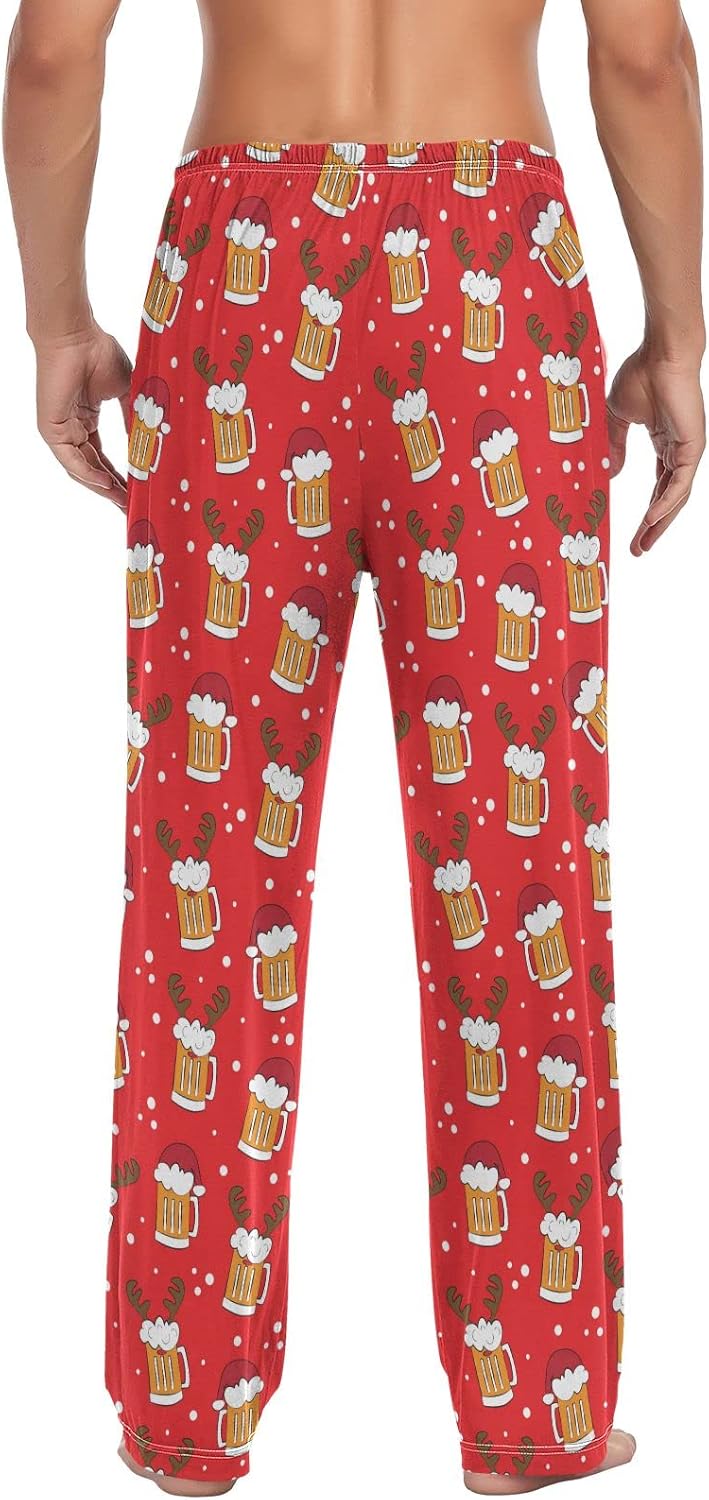 Ollabaky Pajama Pants for Men PJs Bottoms Sleep Lounge Pants with Pockets, S M L XL XXL - Image 2