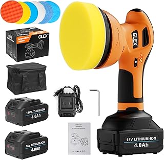 GLEX Cordless Buffer Polisher: Powerful 6-Inch Detailing Tool with Dual Batteries - Related Product | GLEX