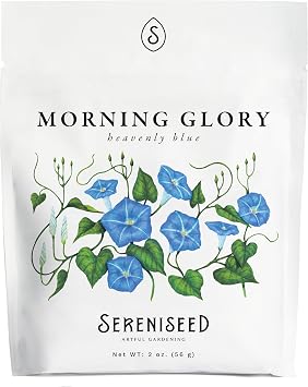 Sereniseed Heavenly Blue Morning Glory Seeds 2 oz
