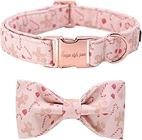 Vista 20 de Unique style paws Collar de perro Bowtie Collar de sandía de algodón Collar de verano ajustable para perros pequeños, medianos y grandes - S