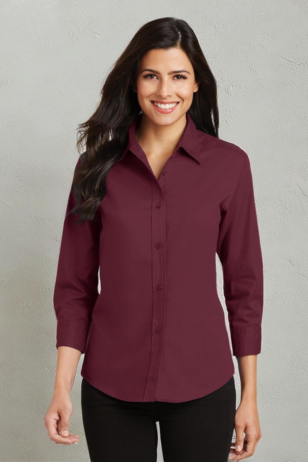 Port Authority Women's 3/4 Sleeve Easy Care Shirt - Image 5