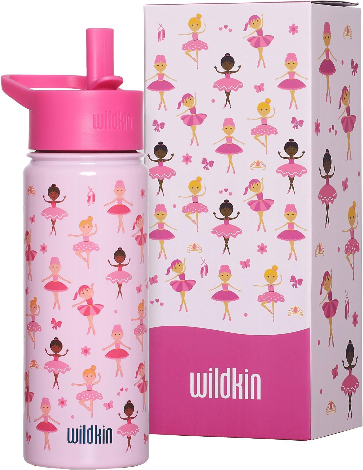 - Kids Stainless Steel Water Bottle, 18oz, Ballerina