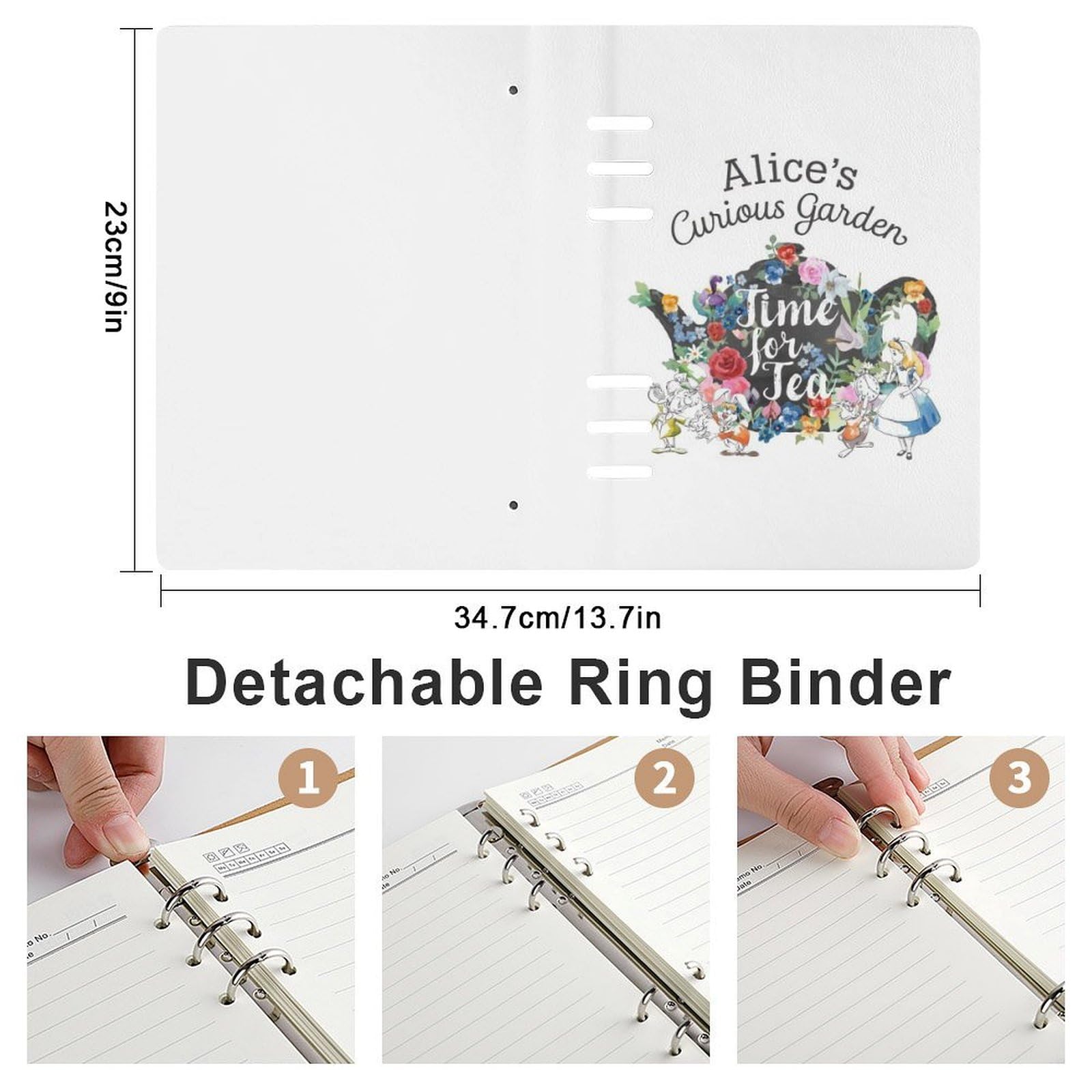 Amazon | 不思議の国のアリス システム手帳 PU ノートメモ帳