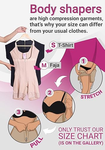 Miniatura 4 de Salome 0525 Prendas de compresión después de la liposucción Fajas Colombianas posoperatorias Beige