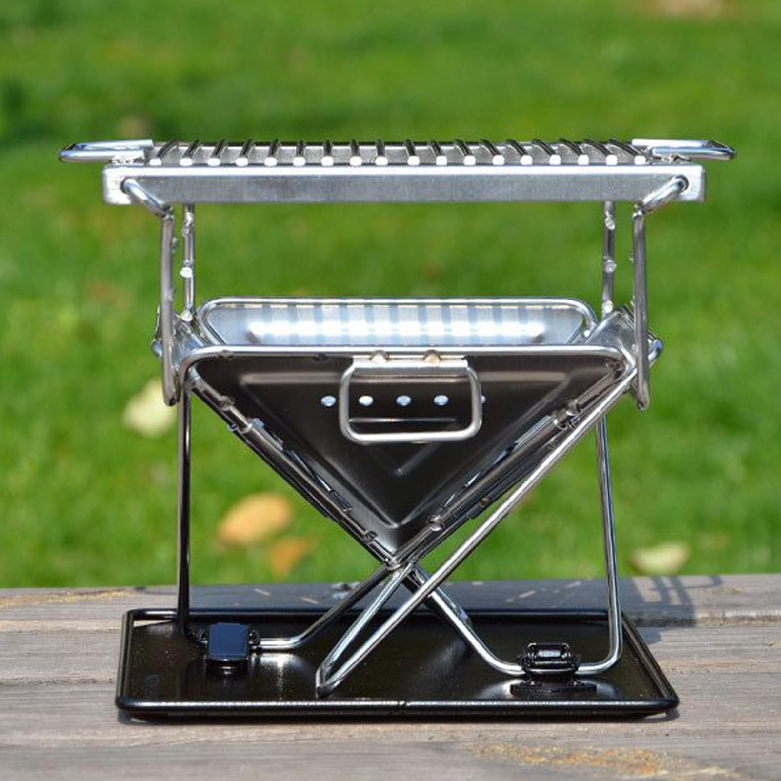 Parrilla de Carbón Portátil Equipo De Cocina Plegable Para Actividades Al