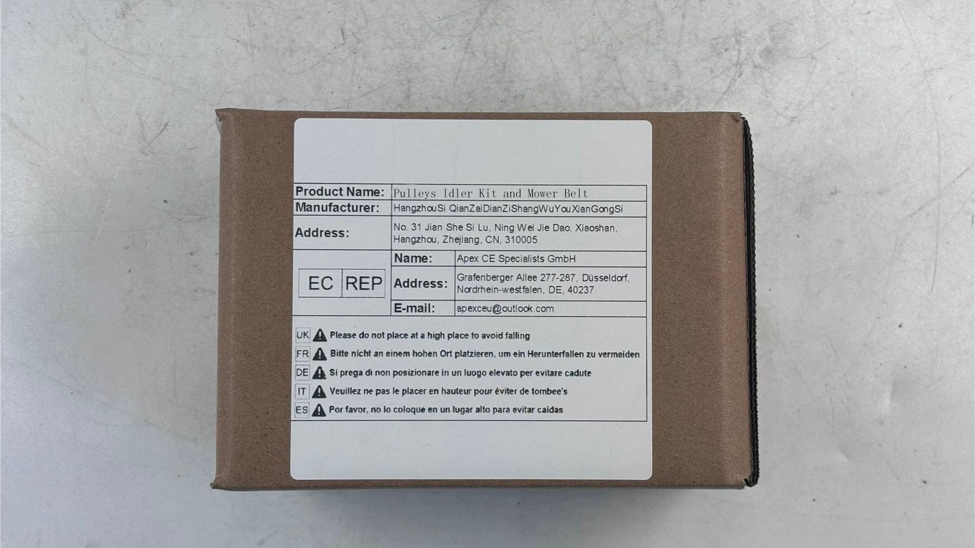 Kit de poleas tensoras y correa de cortacésped 126-7890 126-0316 compatible con cortacésped Toro TimeMaster 20975 20977 compatible con TurfMaster 22205TE 22207 22210 compatible con Exmark