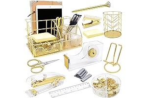 Gold Desk Organizers: Elevate Your Workspace with 13 Essential Accessories
