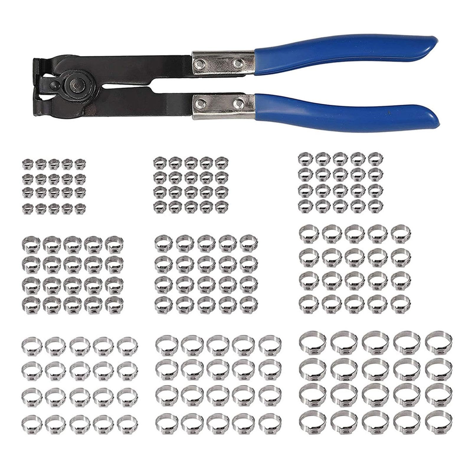180er Set Schlauchschellen Aus Edelstahl, Verstellbar, für, Schläuche Und Haushaltsgeräte