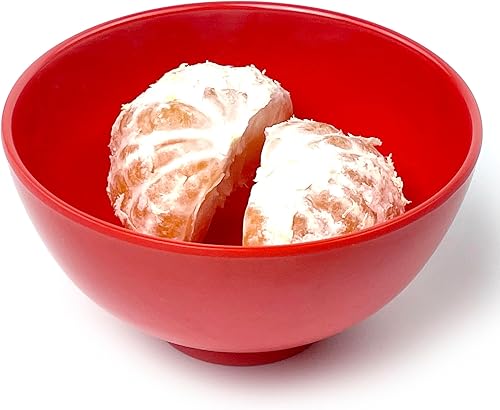 Miniatura 5 de Cuencos pequeños irrompibles de melamina de 4.5 pulgadas para cereales, arroz, sopa, postre, aperitivos, helado, pudín pequeño, redondo, de