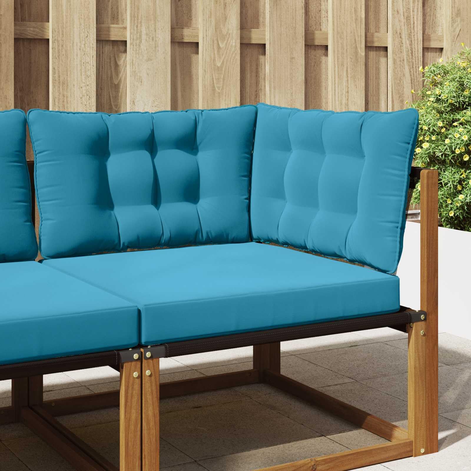 Coussin de canapé d'extérieur ergonomique contre le mal de dos bleu roi