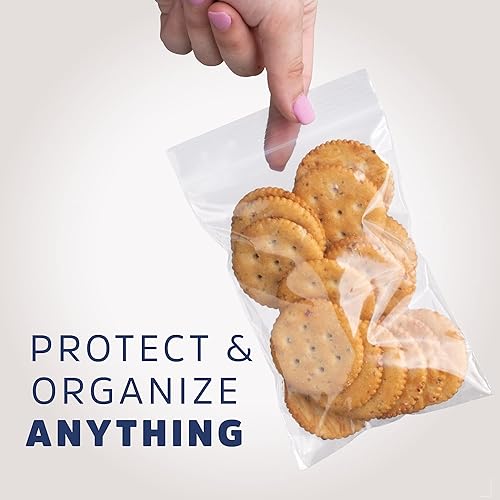 Miniatura 5 de 3" x 5," 2Mil Claro Reclosable cierre de cremallera Lock Bolsas, caso de 1.000