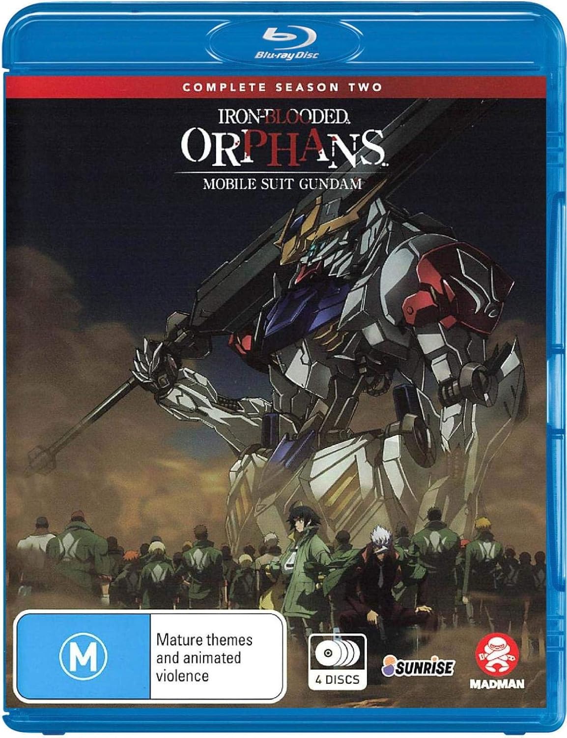 Iron-Blooded Orphans: Mobile Suit Gundam - Season 2 - 4-Disc Set ( Kidou Senshi Gundam: Tekketsu no Orphans ) [ NON-USA FORMAT, Blu-Ray, Reg.B Import - Australia ]