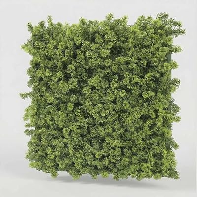 BLAINE - Jardín Vertical Artificial Musgo 100x100 cm para Decoración de Terrazas y Salones con Hojas Realistas de Alta Densidad Que No Necesitan Mantenimiento