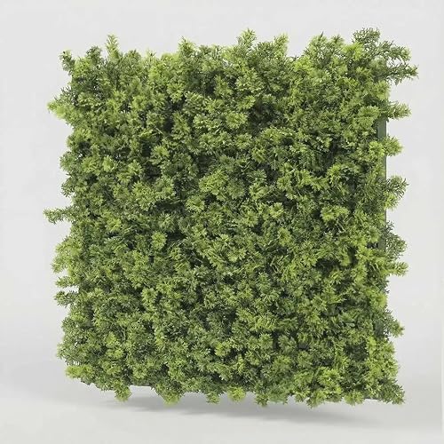 BLAINE - Jardín Vertical Artificial Musgo 100x100 cm para Decoración de Terrazas y Salones con Hojas Realistas de Alta Densidad Que No Necesitan Mantenimiento