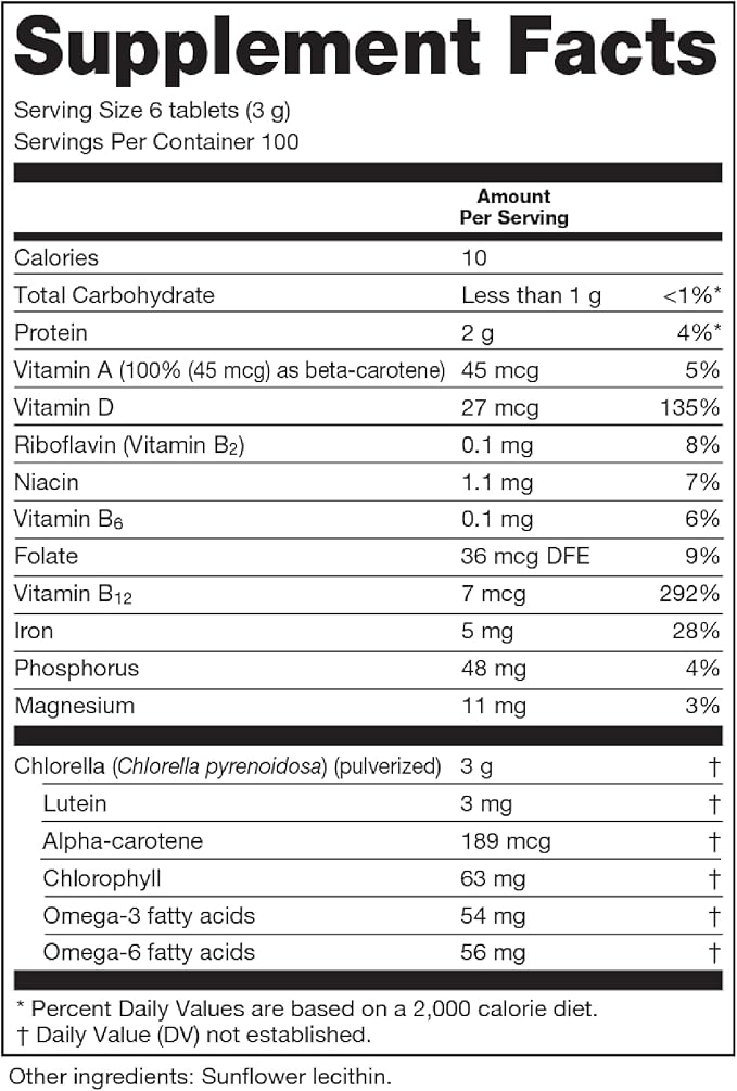 Sun-Chlorella A 500 mg