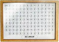 Cofre de Madeira Desafio Woodbox Cofrinho Metodo Japones para Guardar Dinheiro (R$5.000,00)