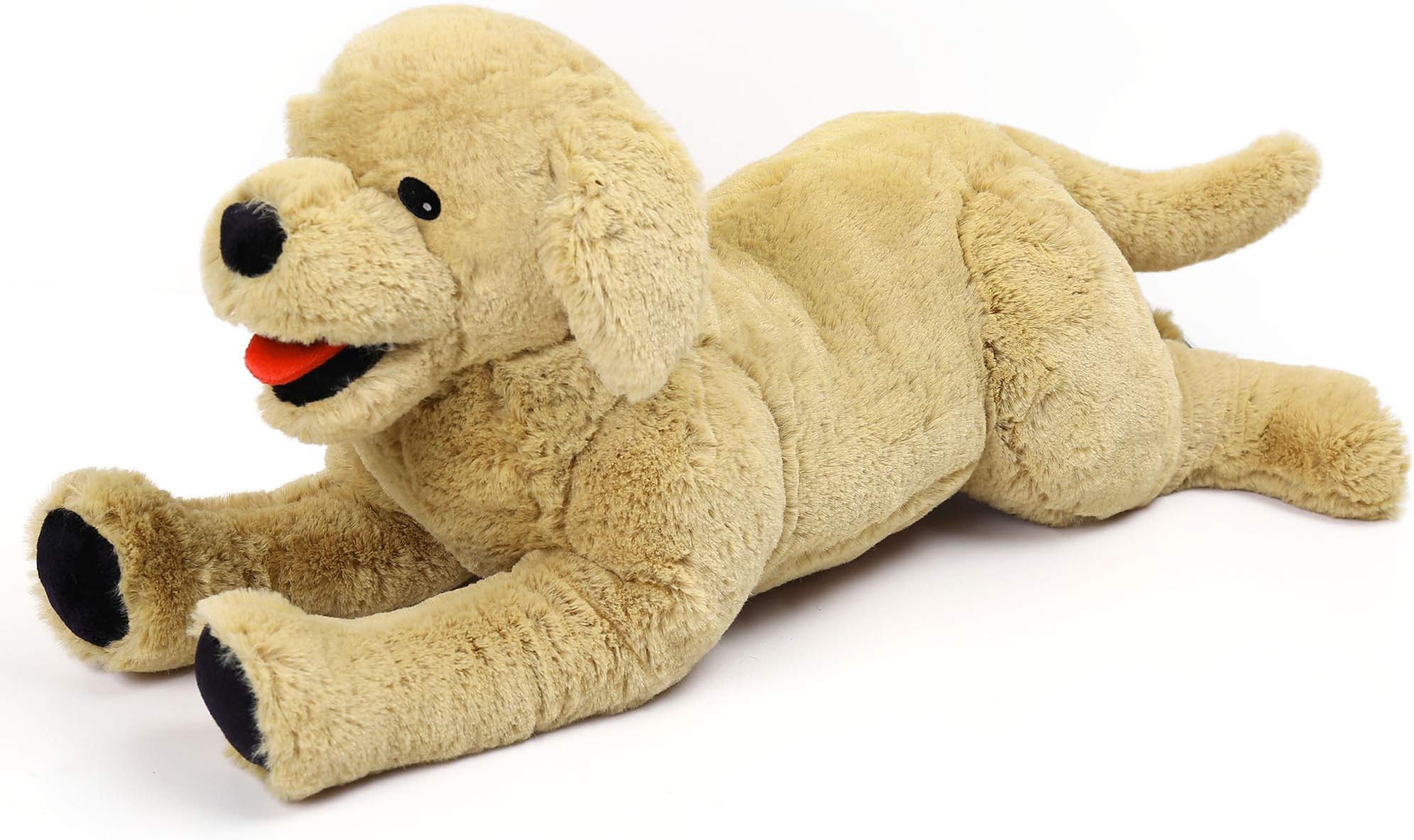LotFancy Golden Retriever Teddy 53 cm, Large Dog Toys, Cuddly Dog Stuffed | Animals Plush Toy, Gift for Kids Pets Girls, Christmas Toys