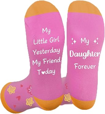 Novelty Socks for Dad Mom Uncle Friends Boyfriend Daughter Teacher Sock Gifts for Mothers Fathers Day Birthday Xmas