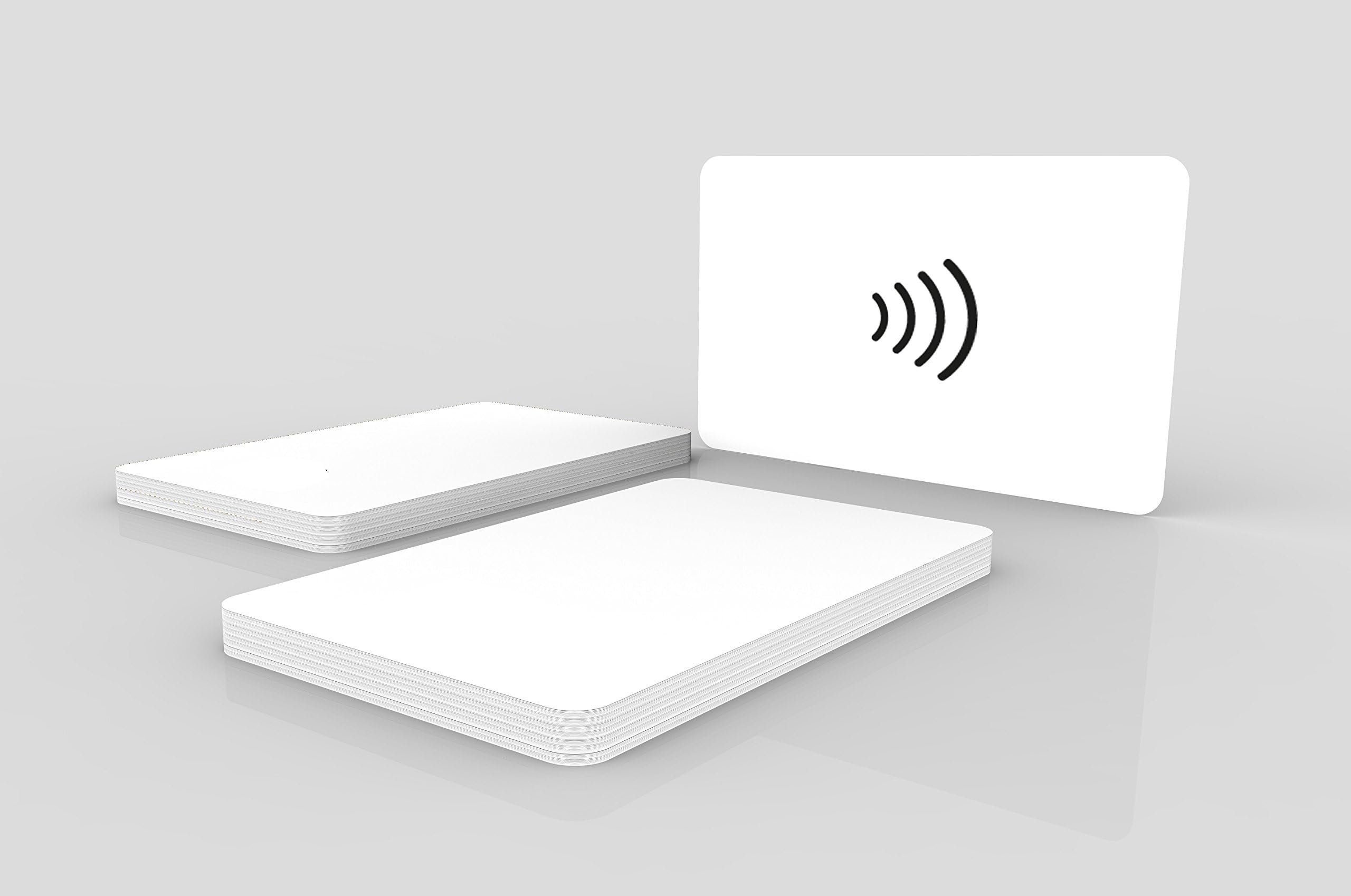 EM4102 125KHz RFID Blank White ISO Proximity Cards, CR80, Printable (Pack of 100)