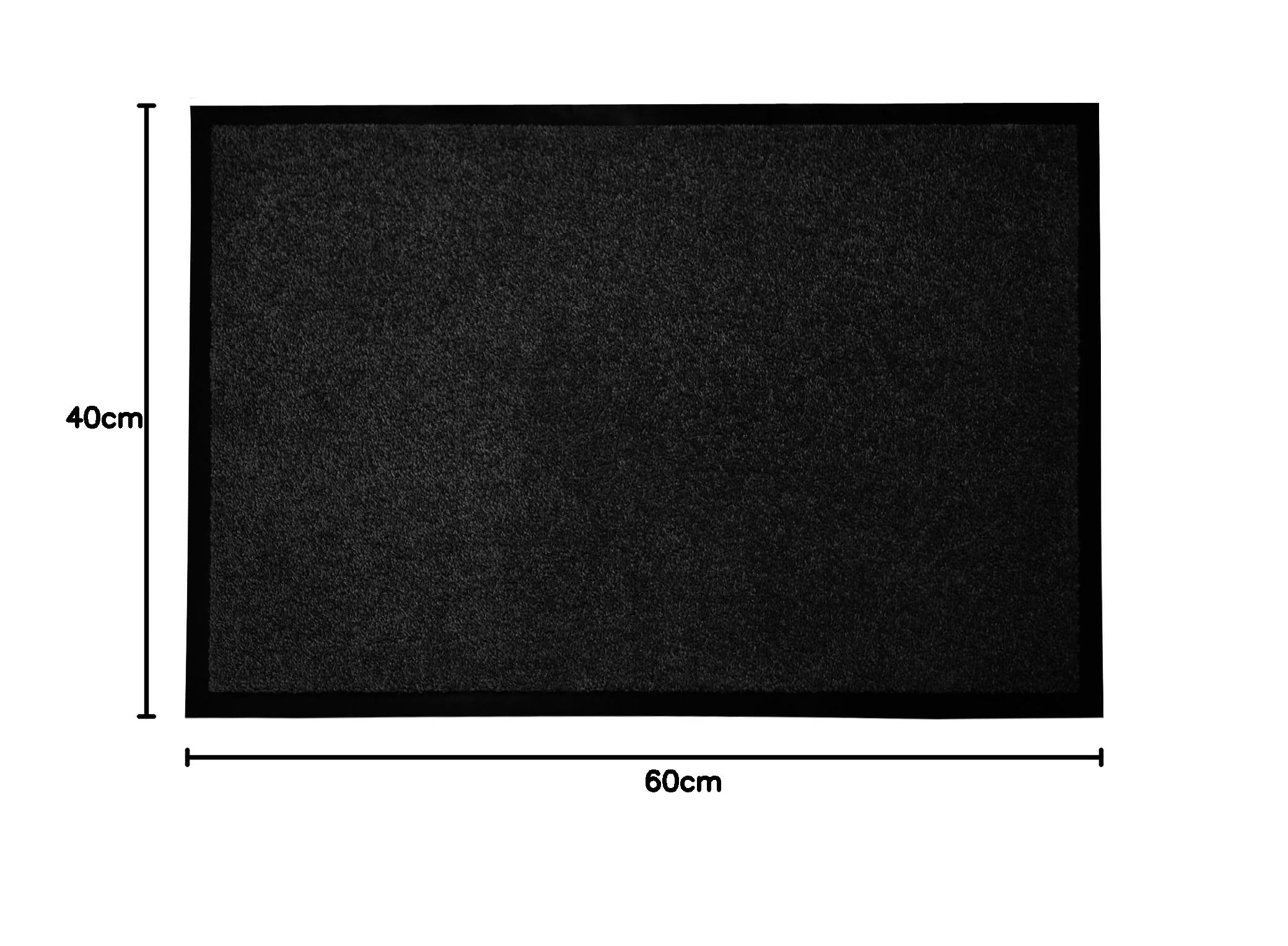 Zerbino nero 115x200 cm | Leroy Merlin