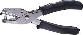 Officemate 1 Hole Punch with Soft Grip Handle, 8 Sheet Capacity, Black (90083)