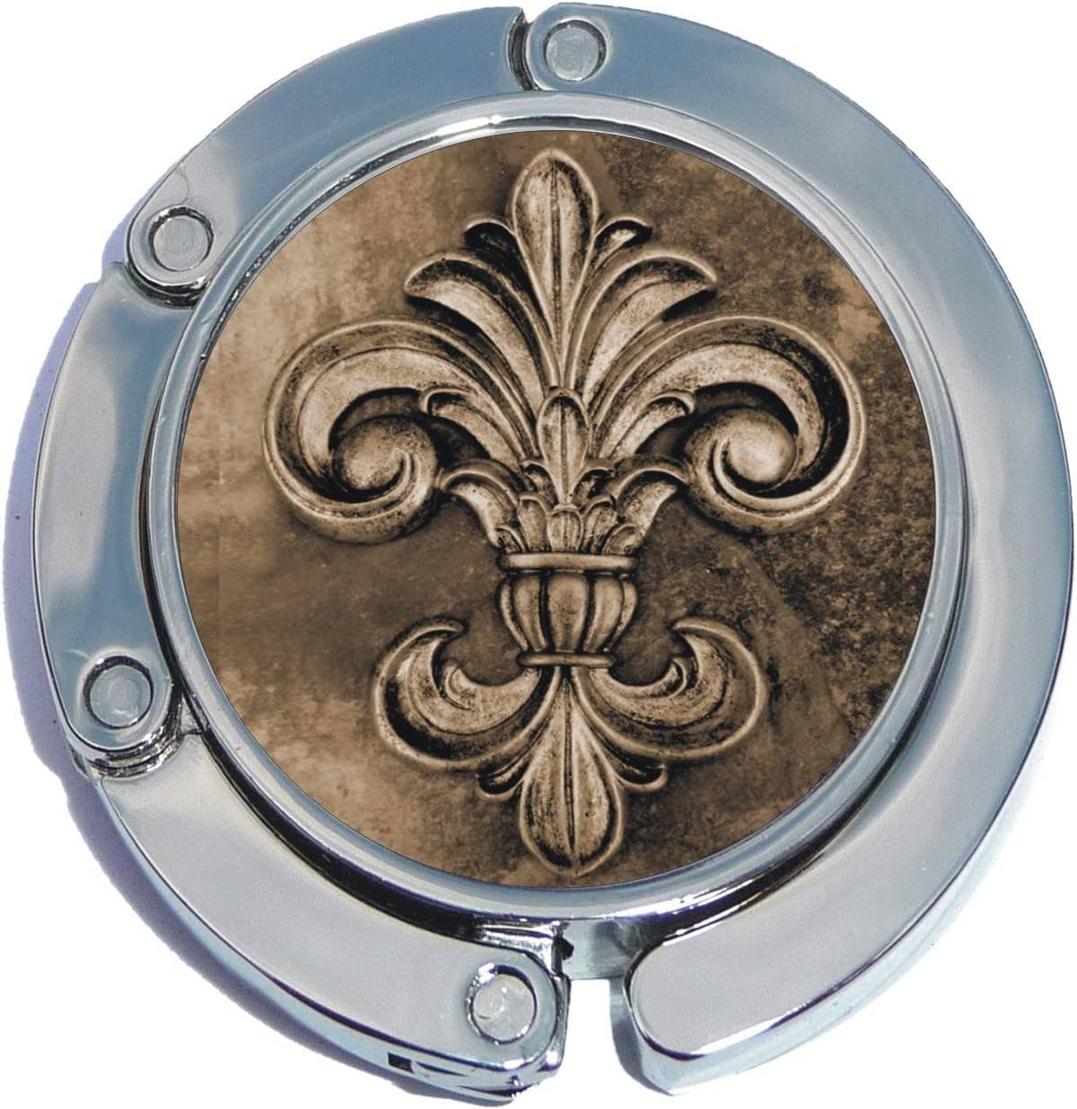 NewCharms Fancy Fleur De Lis Foldable Purse Hanger