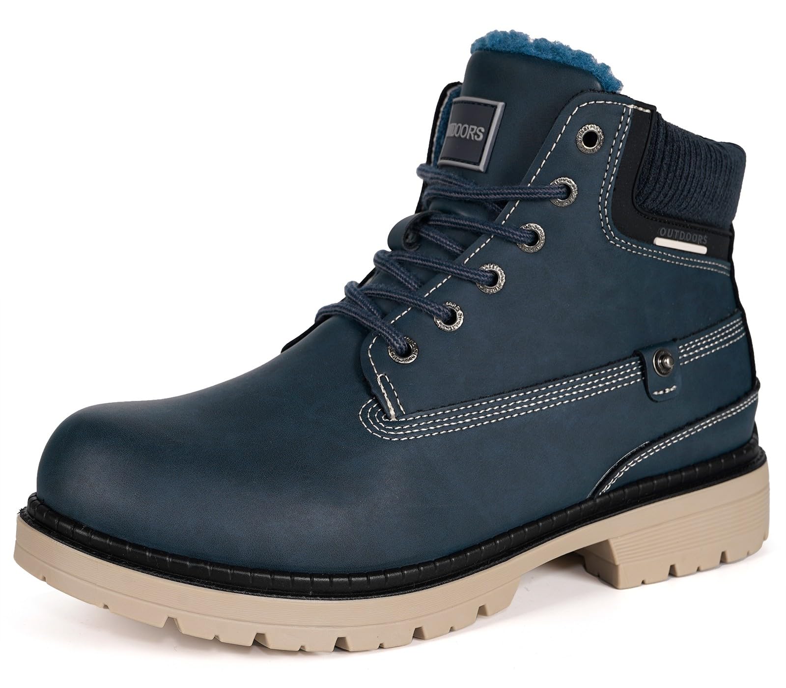 Stivali Uomo Donna Scarpe da Inverno Caldi Stivali da Neve Impermeabili,Gr.36-47