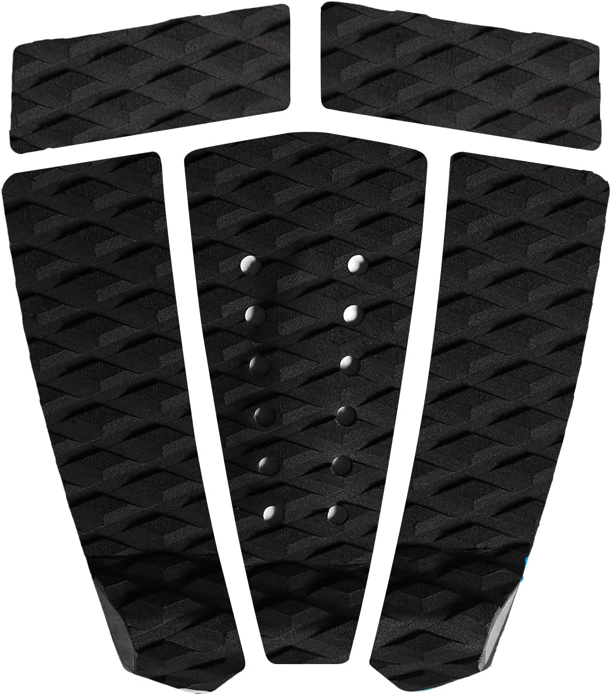 Abahub 3-Piece EVA Surfboard Traction Pad, Deck Pad with Kicker for Boards