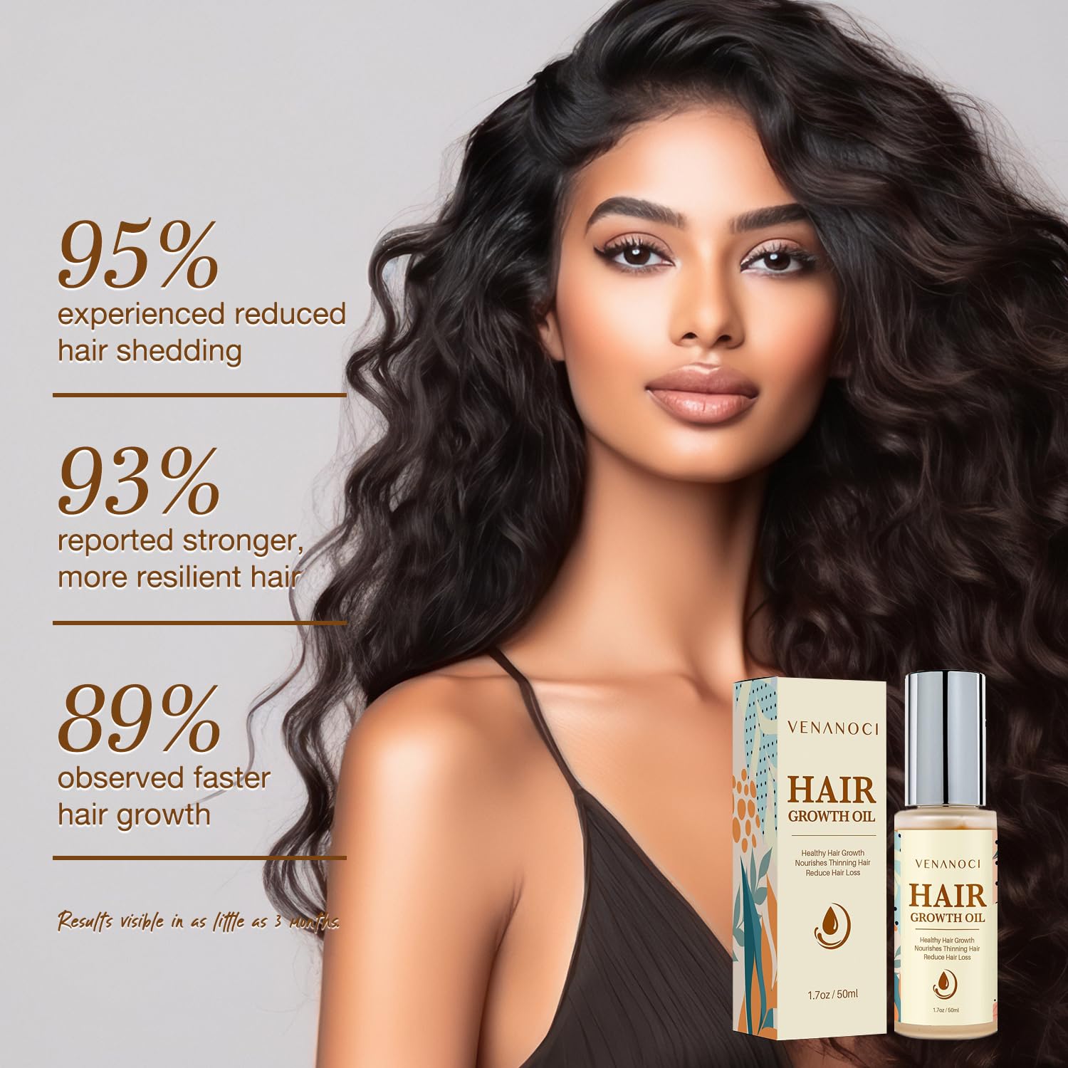 Hair Growth Oil with Rosemary & Biotin: Natural Hair Regrowth Serum for Women & Men – Anti Hair Loss & Thinning Treatment – Promotes Thicker, Fuller, Stronger, Healthier Hair – All Hair Types - Image 5