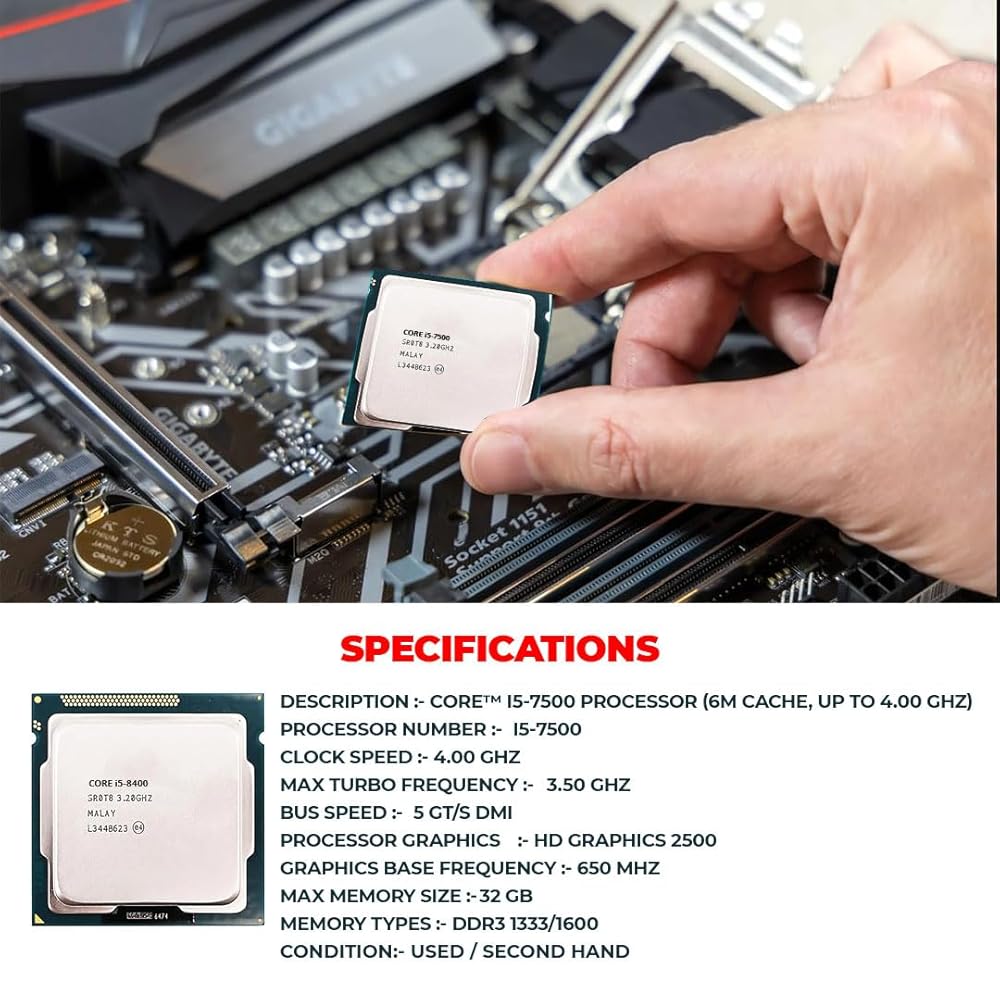 Intel Socket I5 7th Gen Socket Type 7th Gen Socket 7th Generation