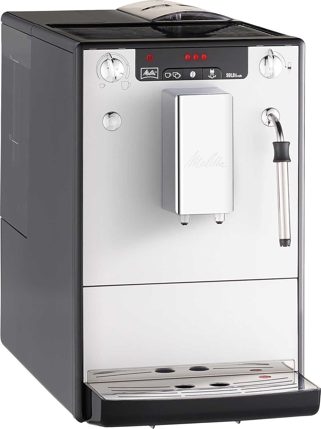 Melitta Caffeo Solo & Milk Bean to Cup Espresso/Cappuccino Coffee Machine, Silver/Black