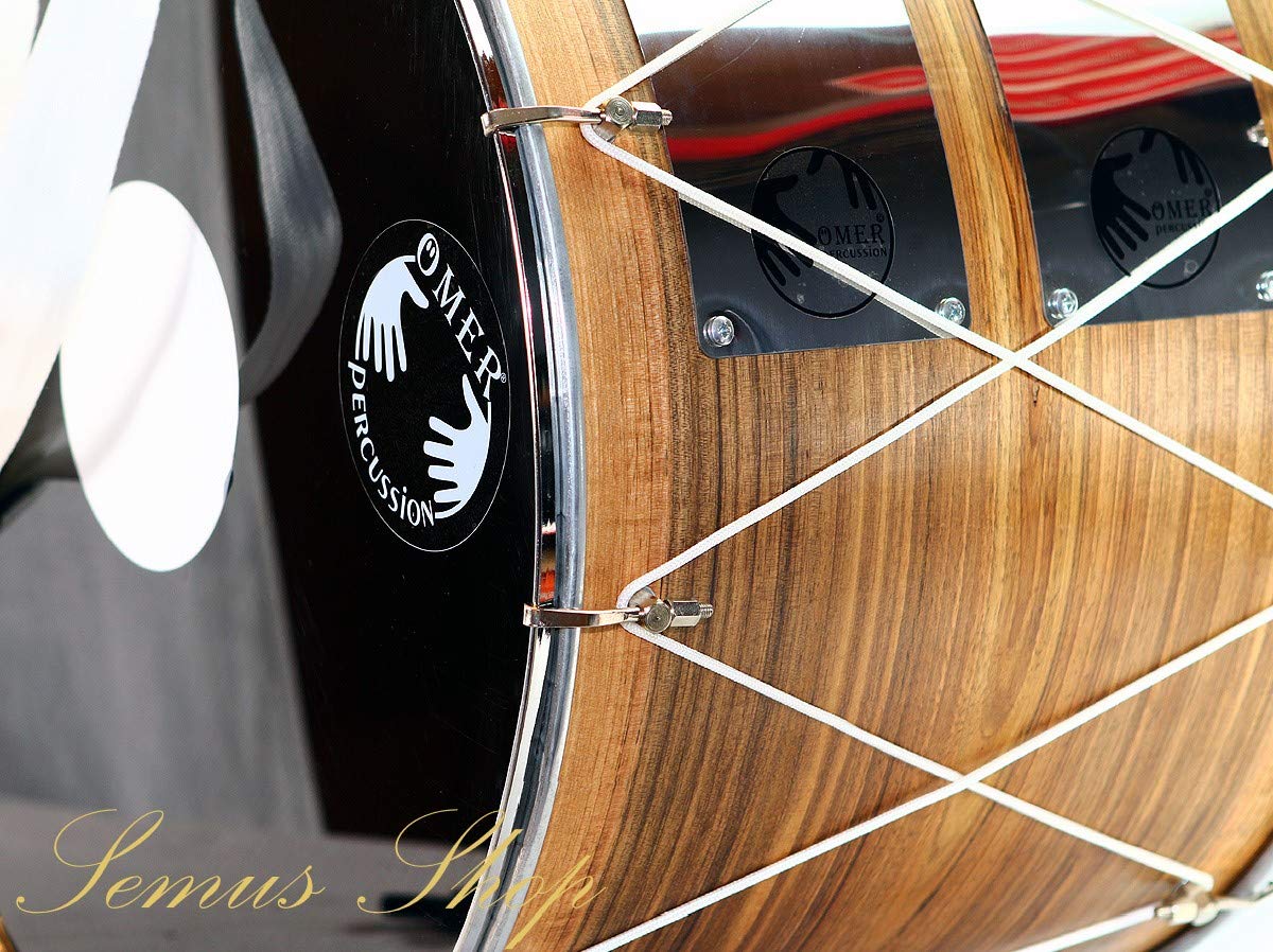 Orientalische Profi 51 cm. DAVUL Dhol Schlagzeug NUSSBAUM 100% Handmade (30)