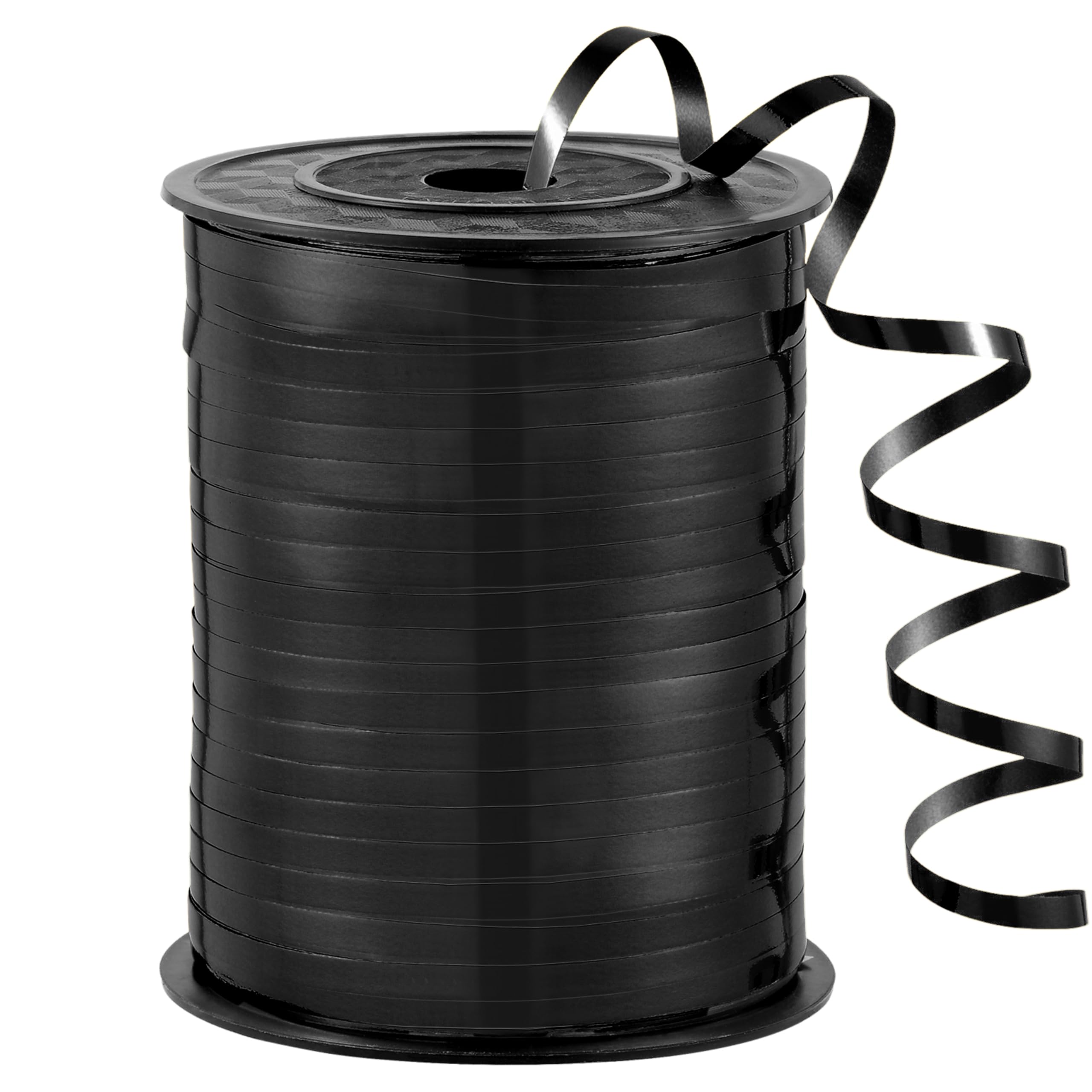 sxvblly 500 Yards Black Curling Ribbon Metallic Balloon String Ribbon for Gift Wrapping Birthday Party Florist Supplies Festive Crafts Wedding Decorations